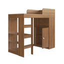 Ver imagem 4 de Cama Alta Multifuncional Infantil/Juvenil com Armário e Escrivaninha San Francisco