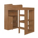 Ver imagem 5 de Cama Alta Multifuncional Infantil/Juvenil com Armário e Escrivaninha San Francisco