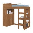 Ver imagem 6 de Cama Alta Multifuncional Infantil/Juvenil com Armário e Escrivaninha San Francisco