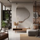Ver imagem 1 de Espelhos Ravello - Linha Couro - - Caramelo - sem LED - 180x150