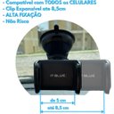 Ver mais imagens de Suporte para Celular Carro 360 Graus com Ventosa Silicone e Base Giratória