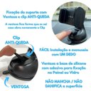 Ver imagem 6 de Suporte para Celular Carro 360 Graus com Ventosa Silicone e Base Giratória