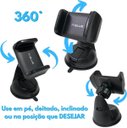 Ver imagem 7 de Suporte para Celular Carro 360 Graus com Ventosa Silicone e Base Giratória