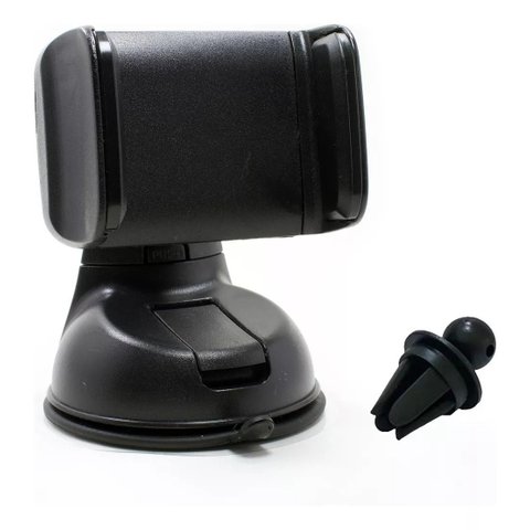 Suporte para Celular Carro 360 Graus com Ventosa Silicone e Base Giratória
