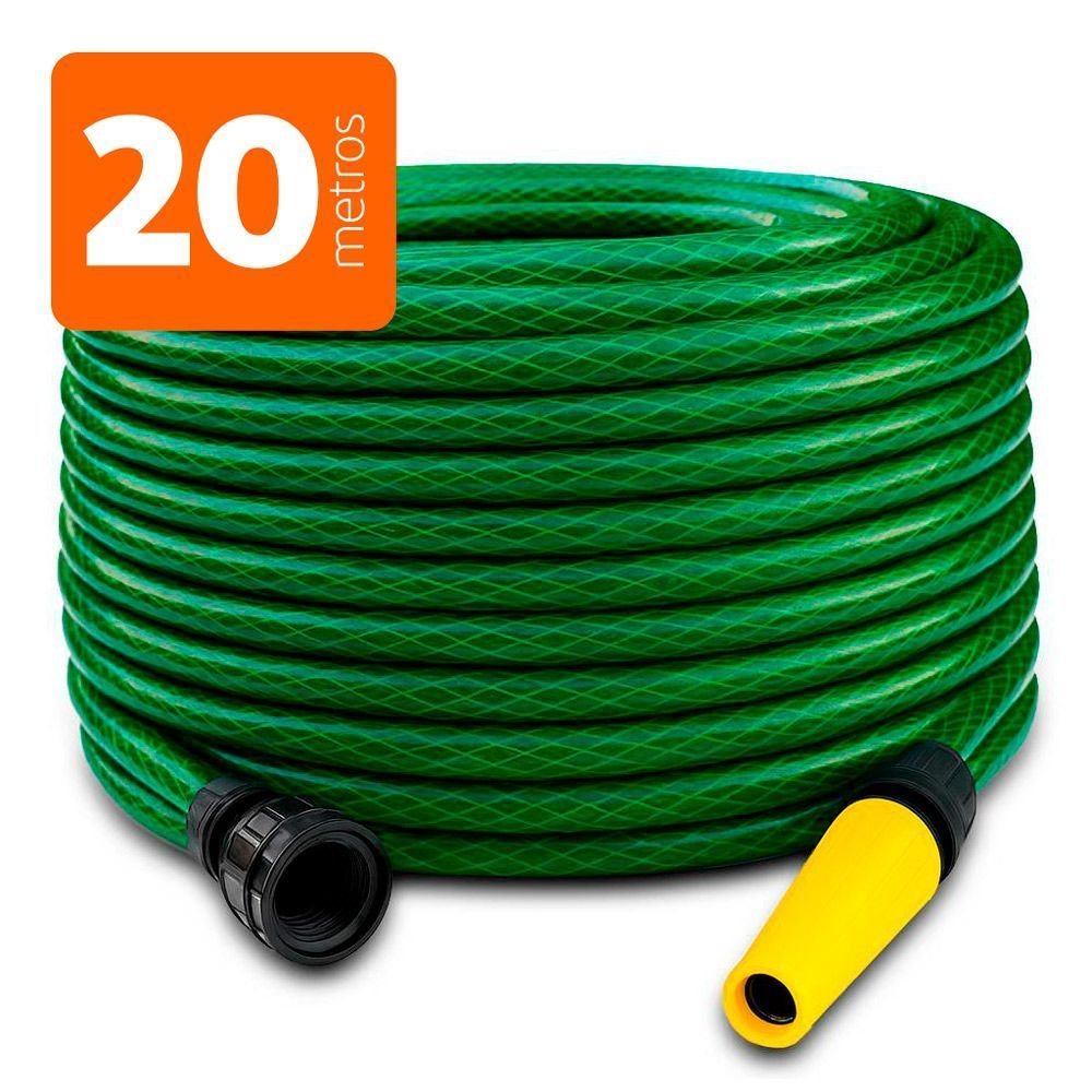 Unifios Mangueira para Jardim Reforçada em Pvc Anti-torção com Engate e ...