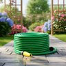 Mangueira para Jardim Reforçada em Pvc Anti-torção com Engate e Esguicho Verde - Unifios - 1
