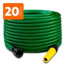 Ver imagem 2 de Mangueira para Jardim Reforçada em Pvc Anti-torção com Engate e Esguicho Verde - Unifios