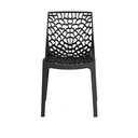 Ver imagem 2 de Cadeira de Jantar Gruvyer Cozinha Área Gourmet Empilhável Preto