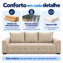 Ver imagem 4 de Conjunto Sofá Belo 3 e 2 Lugares Linho - Bege