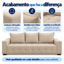 Ver imagem 6 de Conjunto Sofá Belo 3 e 2 Lugares Linho - Bege