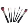 Pincel 7 Peças Mini Infantil Estojo Kit 10 Unidades Make Up Portatil Maquiagem Ab.midia Bsl3314 - 7