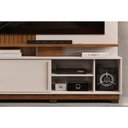 Ver imagem 4 de Estante Home Painel p/ TV 55 pol Athenas 150cm Freijó DJ Móveis