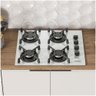 Cooktop Itatiaia Vitrum 4 Bocas Superautomático Branco Bivolt - 9