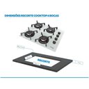 Ver imagem 7 de Cooktop Itatiaia Vitrum 4 Bocas Superautomático Branco Bivolt