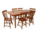 Ver imagem 4 de Mesa de Jantar 102lb e 06 Cadeiras 150lb Mel Brilho Piratini