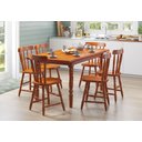 Ver imagem 1 de Mesa de Jantar 102lb e 06 Cadeiras 150lb Mel Brilho Piratini