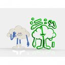 Ver imagem 1 de Cortador Trolls - Zé Nuvem Modular Tamanho 8 Cm