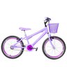 Bicicleta Infantil Feminina Aro 20 Aero Cor Lilás e Violeta - 1