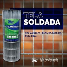 TELA SOLDADA TAG MALHA 5x15cm FIO 2,30mm RL 25X1,8m - 4