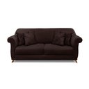 Ver imagem 6 de Sofá 3 Lugares Pé de Madeira Julieta 200 Cm Suede Café S04 - D'Rossi