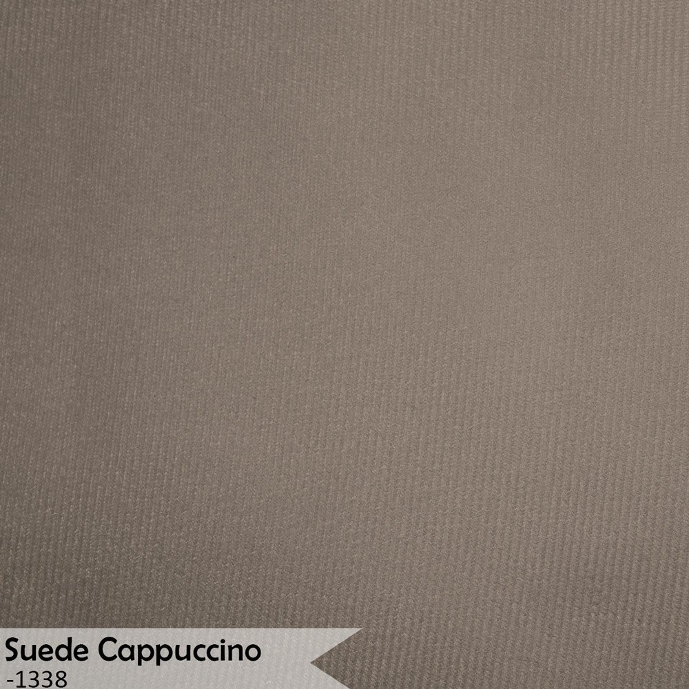 Kit 5 Poltronas Decorativa Sala de Estar Luana Base Gold Suede Cappuccino - Montanaris Decor MD MONT - 7