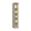 Ver imagem 7 de Guarda Roupa Casal Modulado 6 Peças Elegance com Espelho Cinza/Niquel/Blanc