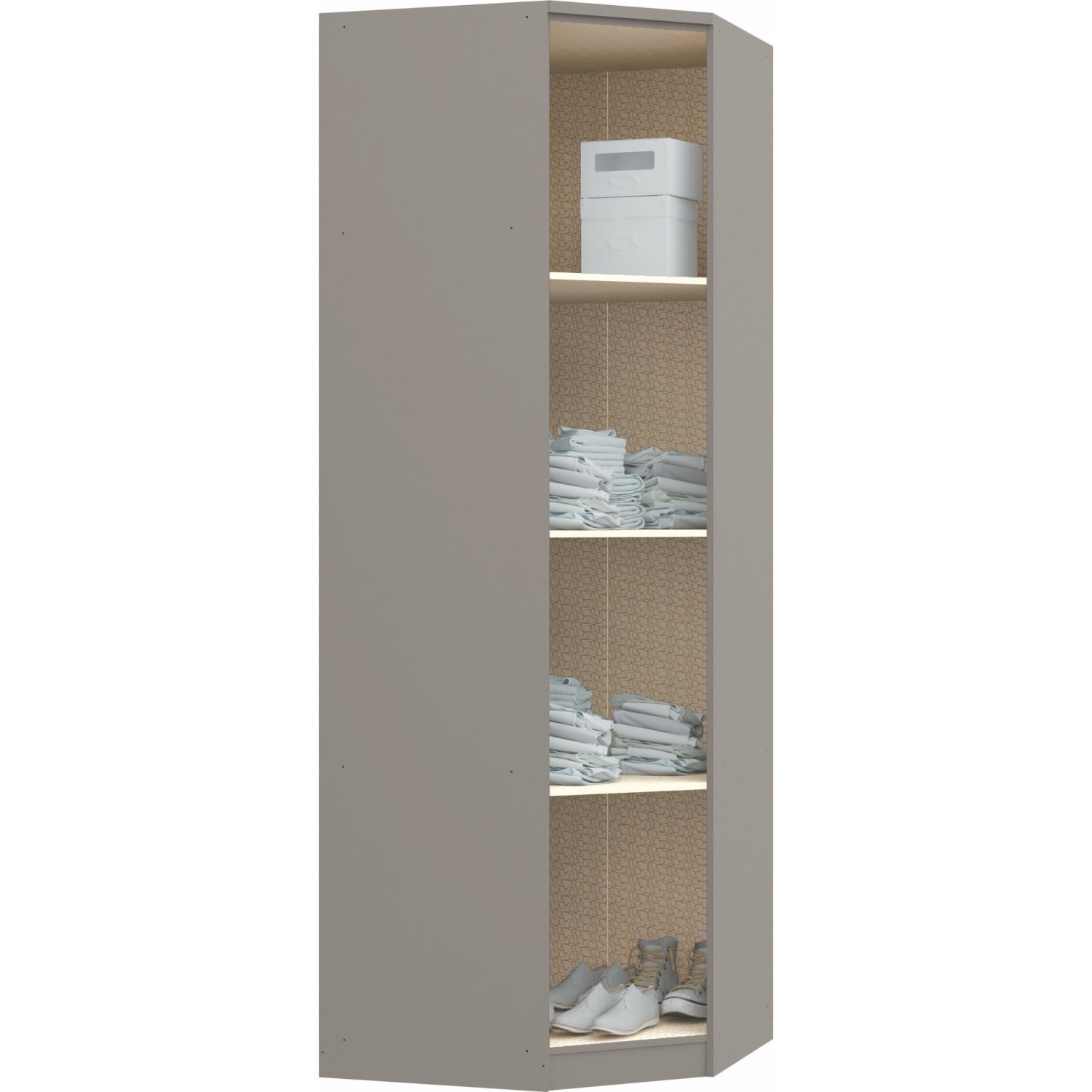 Guarda Roupa Casal Modulado 6 Peças Elegance com Espelho - 12