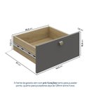 Ver imagem 2 de Modulo Gaveta 45cm Frame Yescasa