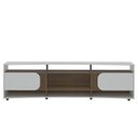 Ver imagem 7 de Rack com Painel para TV até 86 Polegadas MDF 220CMX198CM Porto Marrom