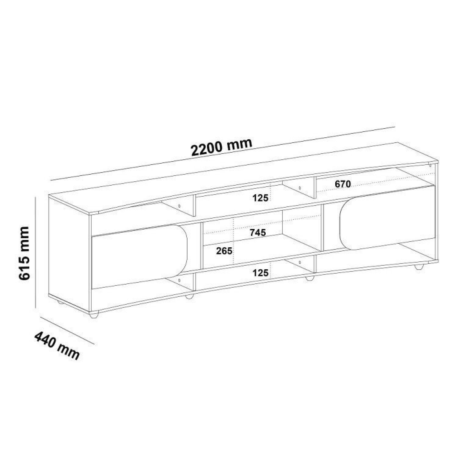 Rack com Painel para Tv até 86 Polegadas Porto - 10