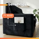 Ver imagem 7 de Sofá Cama 2 Lugares 1,40m com Almofadas Dani