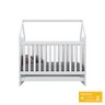 Jogo de Quarto Infantil Guarda Roupa 6 Portas Mississipi e Berço Cabana Branco - Móveis Henn - 5