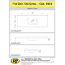 Ver imagem 3 de Pia Sintética para Cozinha 140cm X 55cm