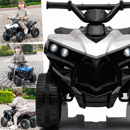 Quadriciclo Eletrico Shiny Toys Mini Atv Bambi Racer 6v Branco - 4