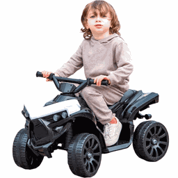 Quadriciclo Eletrico Shiny Toys Mini Atv Bambi Racer 6v Branco - 3