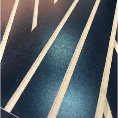 Painel Ripado Parede Versátil Kit 20 Placas Mdf 45 X 11 Cm:preto