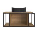 Ver imagem 5 de Gabinete Suspenso para Banheiro 80cm P1019 Mel com Cuba Berlin Preto Marrom