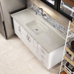 Pia Sintética para Cozinha 150cm X 55cm - 2