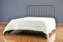 Ver imagem 7 de Cama de Ferro Vintage Queen Size - Peseira Reta Icamas Branco