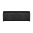 Ver imagem 2 de Baú Organizador Fighter para Quarto Gamer 140cm Corino:preto e Vermelho