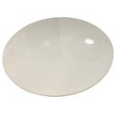 Ver imagem 2 de Mesa de Jantar Ravena 4 Lugares Redonda MDF Vidro Off White Castanho