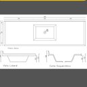 Ver imagem 3 de Pia Sintética para Cozinha 180cm X 55cm