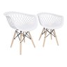 2 Cadeiras De manicure Moderna Nova Decor Cadeira Para Diversos Ambientes - 5