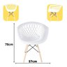 2 Cadeiras De manicure Moderna Nova Decor Cadeira Para Diversos Ambientes - 3
