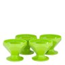 Conjunto de Taça de Sobremesa Caribe 150ml 4 Peças Verde em Polipropileno Linha Tropical VEM - 2