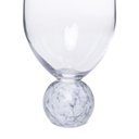 Ver imagem 3 de Jogo 2 Taças para Vinho de Cristal e Mármore Branco 520ml 23110 Mart