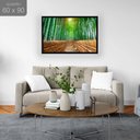 Ver imagem 2 de Quadro Decorativo Árvore Bambu: Mod. 0361 Collor-ink Mod.0361 60 X 90cm Preto