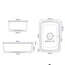 Ver imagem 3 de Cuba de Cozinha Inox Retangular 59x37 Cm Miura Bela Metais