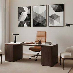 Kit 3 Quadros Abstrato Moderno Preto Cinza Moldura:preta