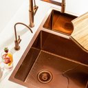 Ver imagem 7 de Cuba Dupla de Cozinha Inox Retangular 73x50 Cm Kai Bela Metais